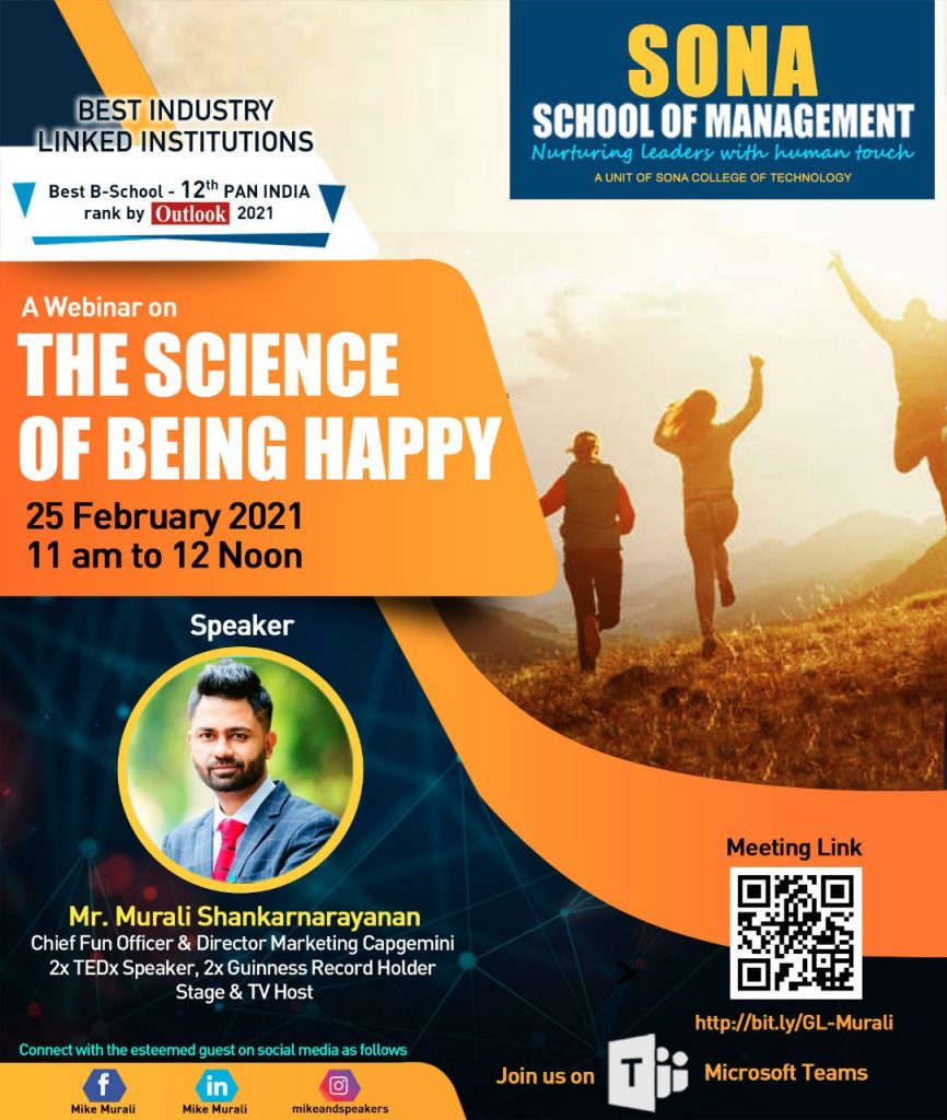 webinar on the science of being happy