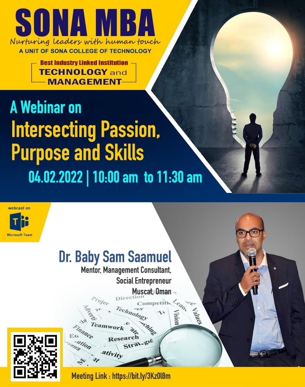 Intersecting Passion, Purpose and skills- Webinar