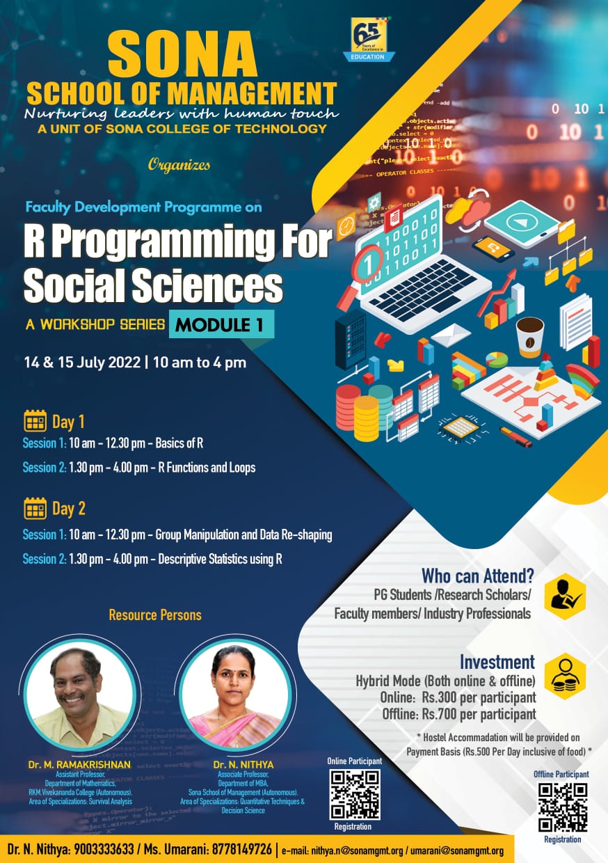 Workshop series on R-Programming for Social Sciences