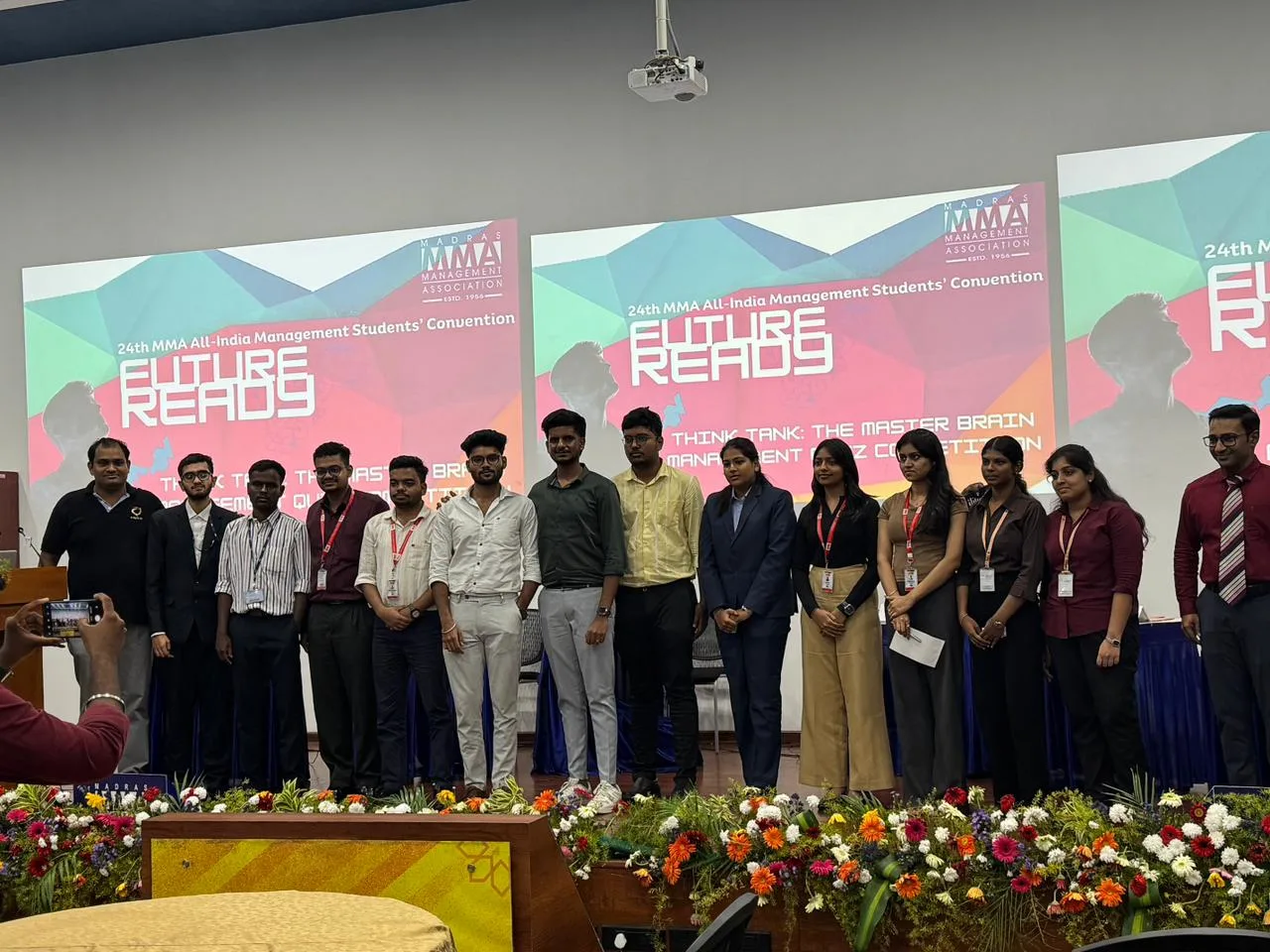 Sona School of Business and Management Excels at MMA Think Tank Quiz